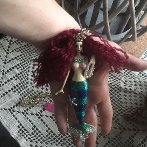 Betsy Johnson mermaid necklace